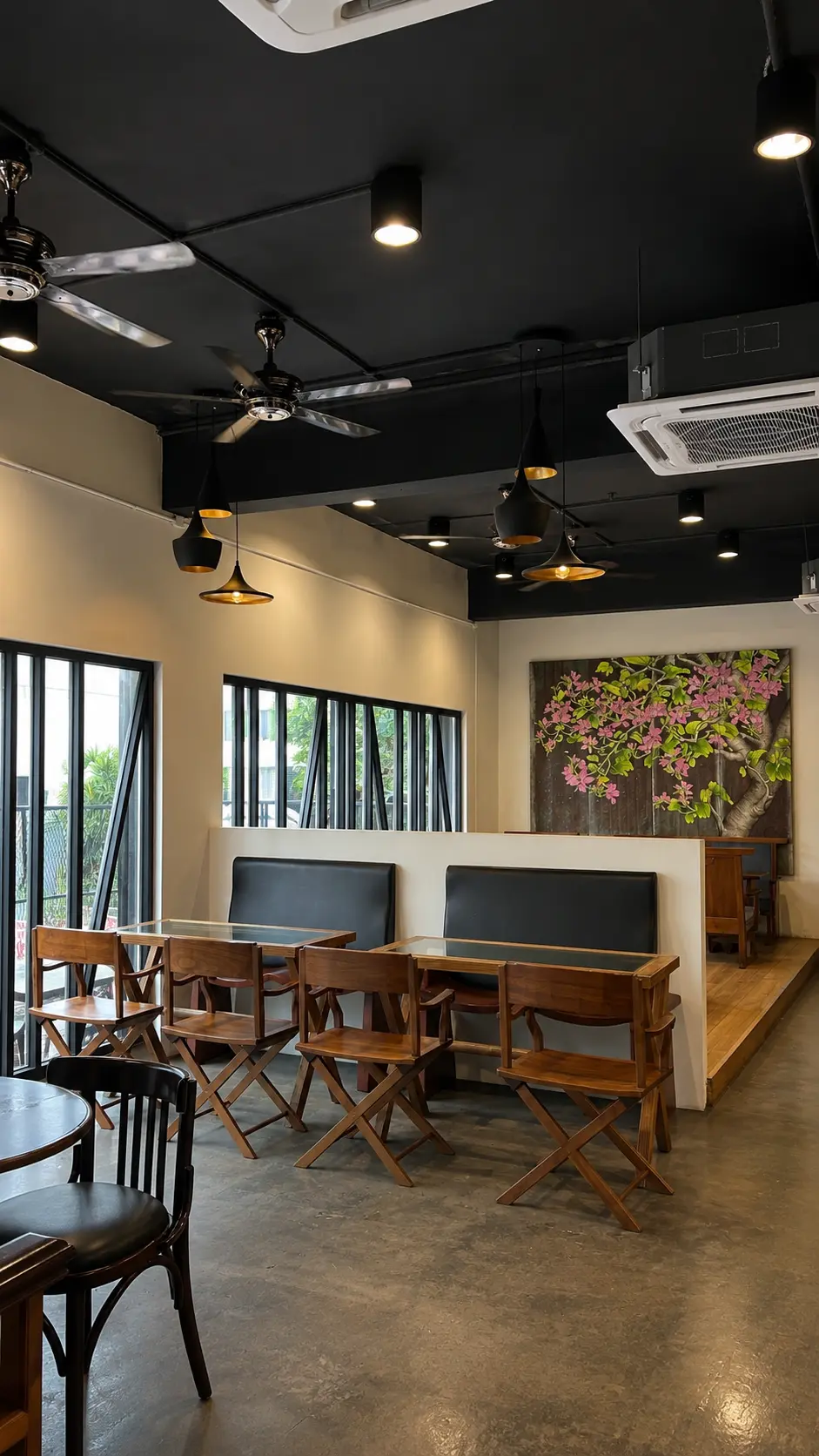 Commercial bespoke timber furniture for hospitality interiors.