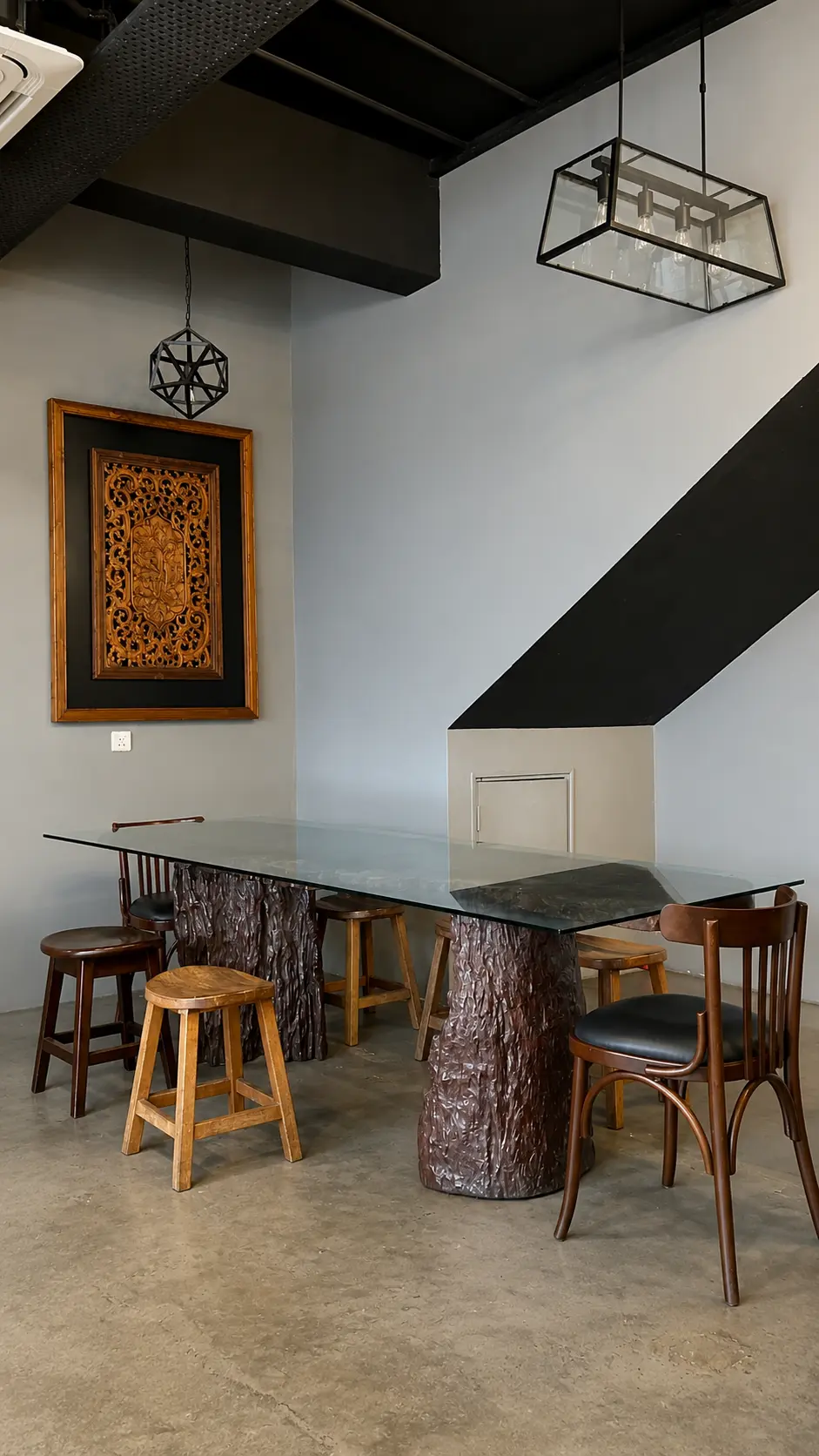 Commercial bespoke timber furniture for hospitality interiors.