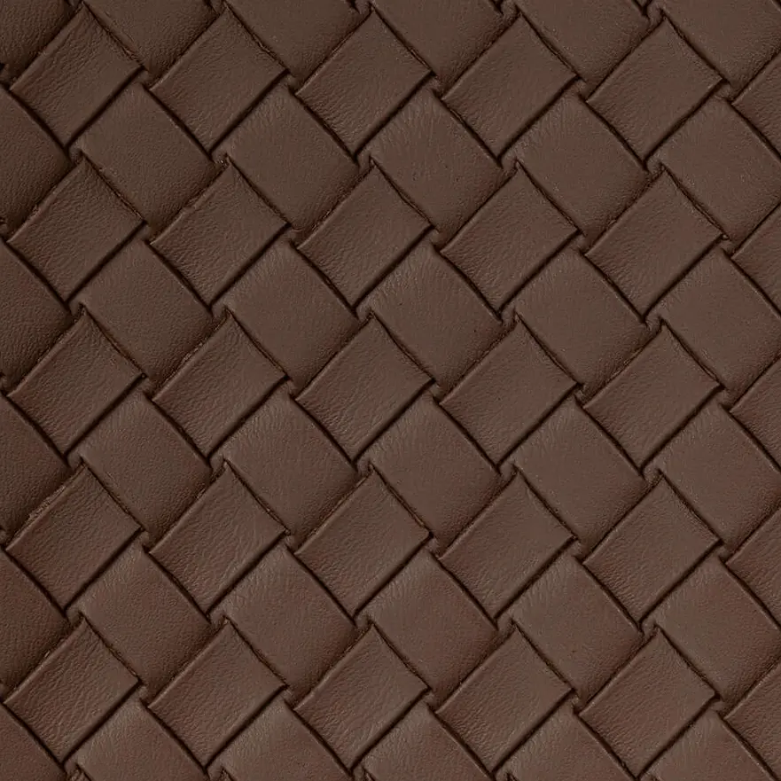 Faux leather sample for easy-care reupholstery.